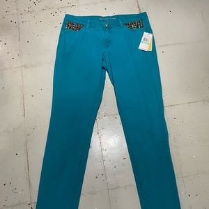 Michael Kors Gold Studded Pocket Jean